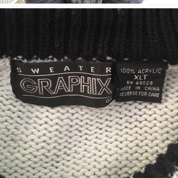 🦙Vintage Graphix cable-knit sweater - Picture 3 of 5